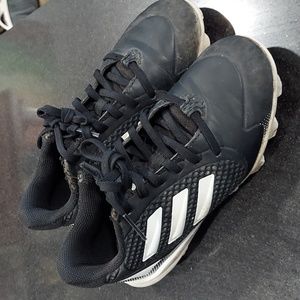 Adidas Cleats Black and White SPG 753-001 - Youth Size 2